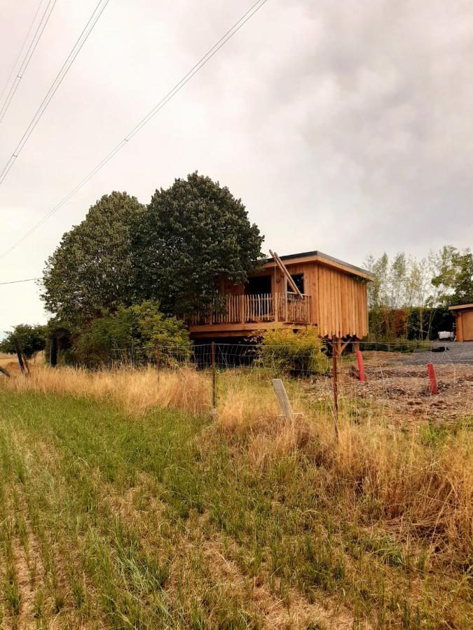 La Cabane Ofuro Villa Celles  Bagian luar foto