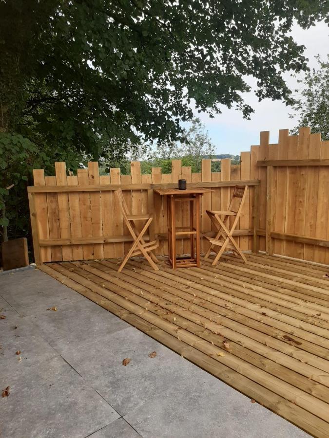 La Cabane Ofuro Villa Celles  Bagian luar foto