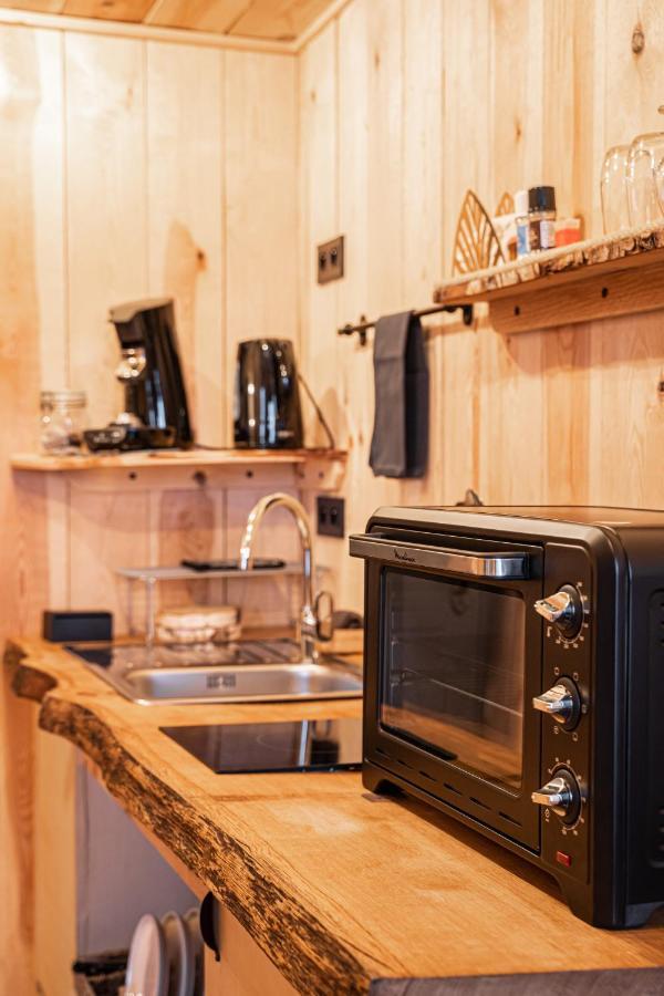 La Cabane Ofuro Villa Celles  Bagian luar foto