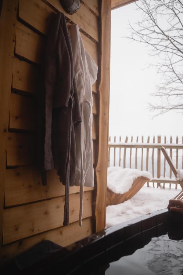 La Cabane Ofuro Villa Celles  Bagian luar foto